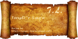 Tenyér Laura névjegykártya